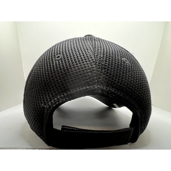 Russell Strapback Hat Cap Black Baseball - Picture 5 of 9